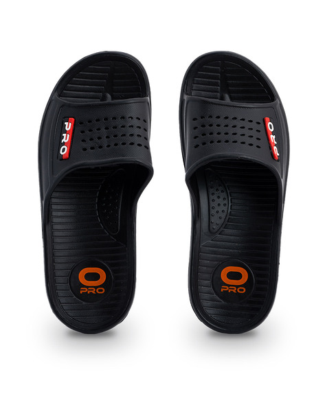 Buy Black Flip Flop Slippers for Men by KHADIMS Online Ajio