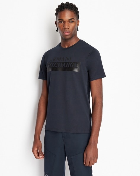 Buy Navy Blue Tshirts for Men by ARMANI EXCHANGE Online