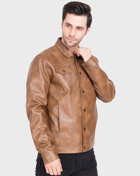 Werner Christ | Light Brown Suede Anton Leather Jacket – Baltzar