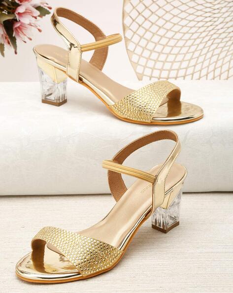 Buy gold 2025 heels online