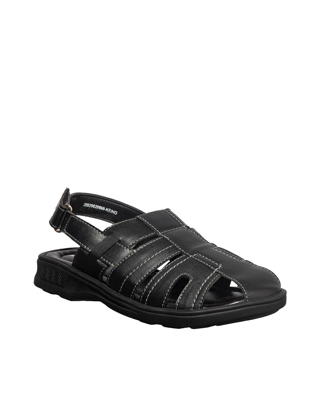 Buy Black Sandals for Men by KHADIMS Online Ajio