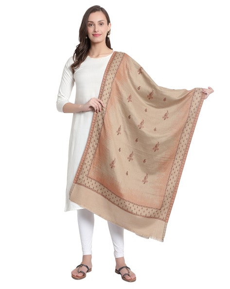 Paisley Woven Woolen Shawl Price in India