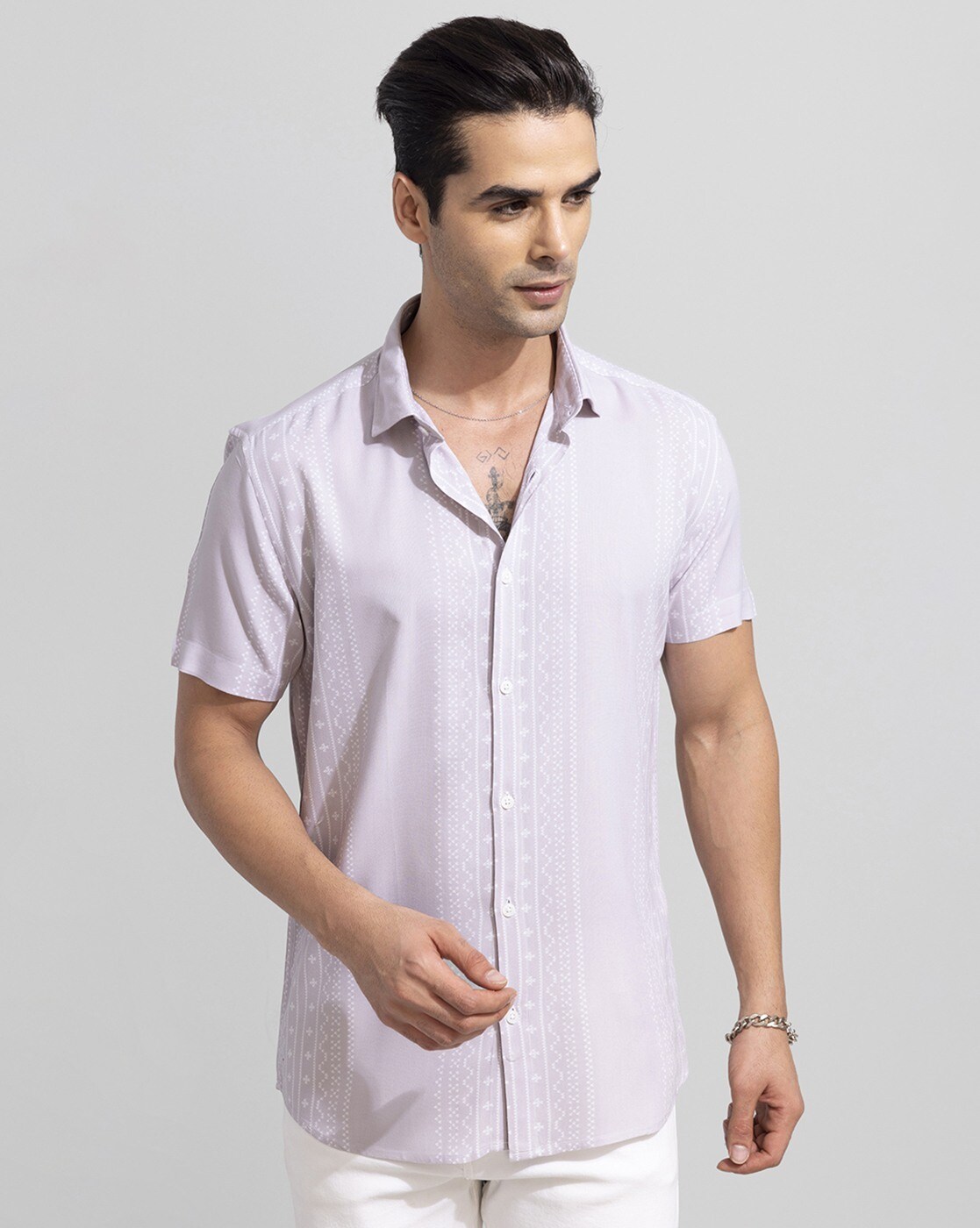 Buy Purple Shirts for Men by SNITCH Online 