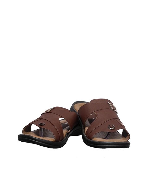 Buy Brown Flat Sandals for Women by KHADIMS Online | Ajio.com