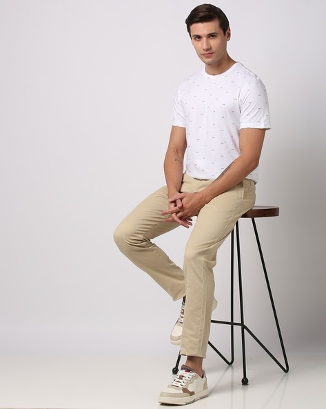 3419 White Shirt Khaki Pants Stock Photos HighRes Pictures and Images   Getty Images