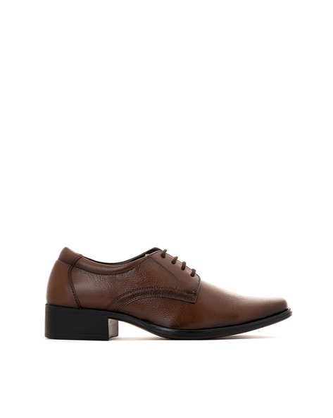 Khadims Round-Toe Lace-Up Formal Shoes