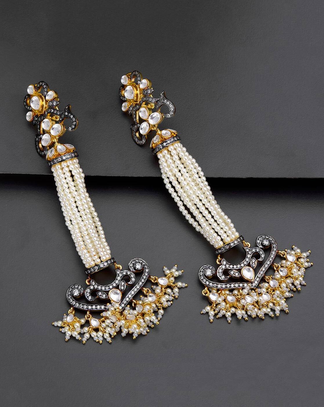 Latest Long Earrings Designs in Diamond & Gold | Candere By Kalyan Jewellers