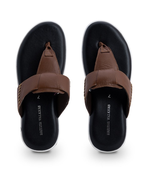 Buy Khadim Men's British Walkers Brown Thong Sandals for Men at Best Price  @ Tata CLiQ