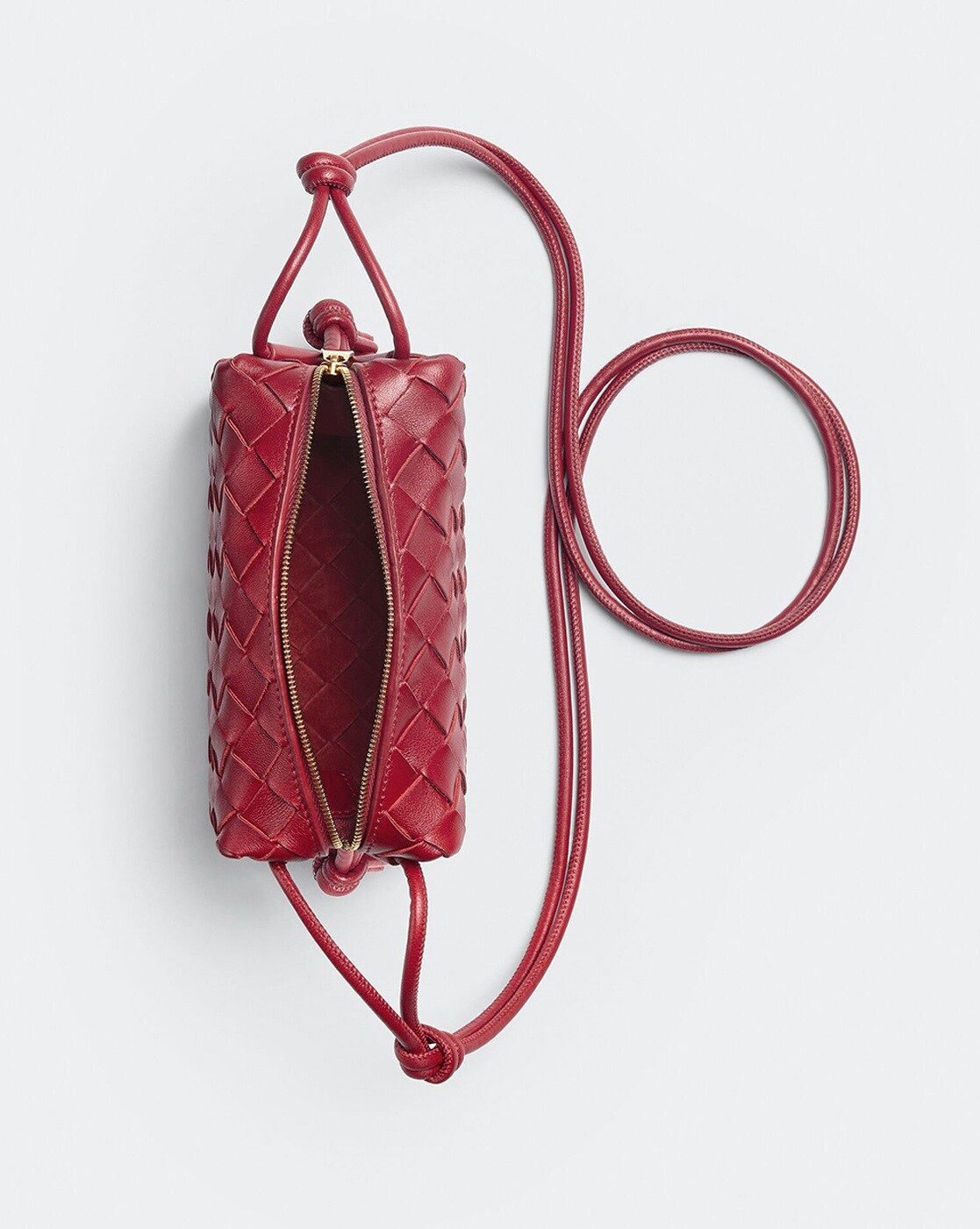 Chanel Mini in The Loop Quilted Leather Shoulder Bag Red