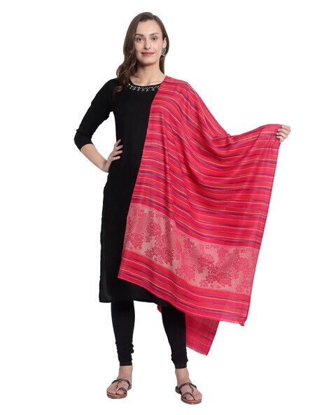 Striped Woolen Shawl Price in India