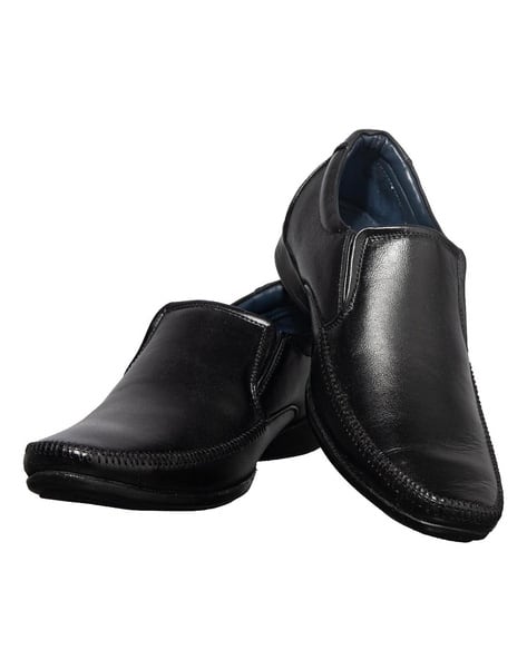 Panelled Slip-On Loafers