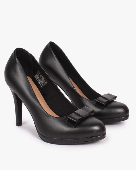 Buy Black Heeled Sandals for Women by FIONI by Payless Online Ajio