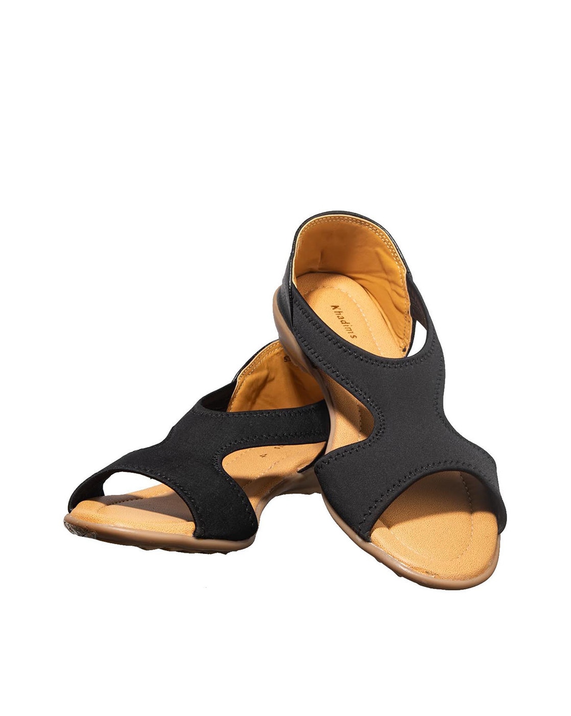 Buy Khadim's T-Strap Flats For Women ( Black ) Online at Low Prices in  India - Paytmmall.com