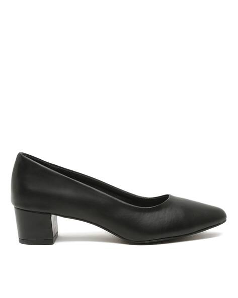 Buy Black Heeled Shoes for Women by Flat n Heels Online | Ajio.com