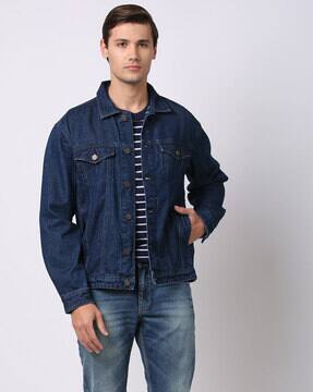 Buy Blue Jackets u0026 Coats for Men by Buda Jeans Co Online | Ajio.com