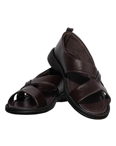 Buy Brown Sandals for Men by KHADIMS Online | Ajio.com