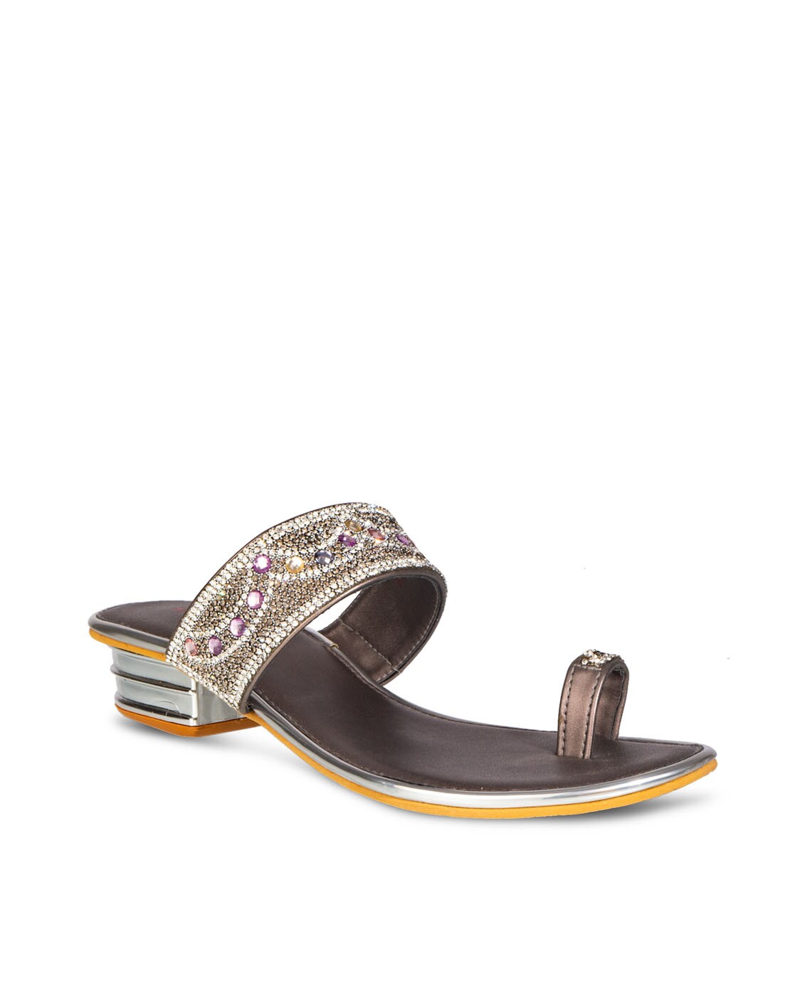 Buy Khadim Women's Gold Thong Sandals for Women at Best Price @ Tata CLiQ