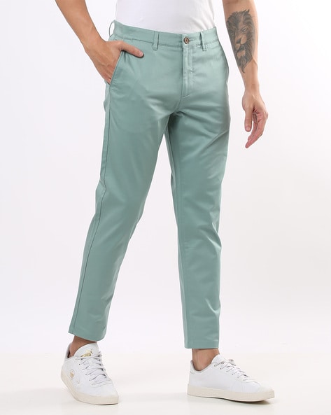 Indian Needle Men's Green Formal Trousers – Jompers