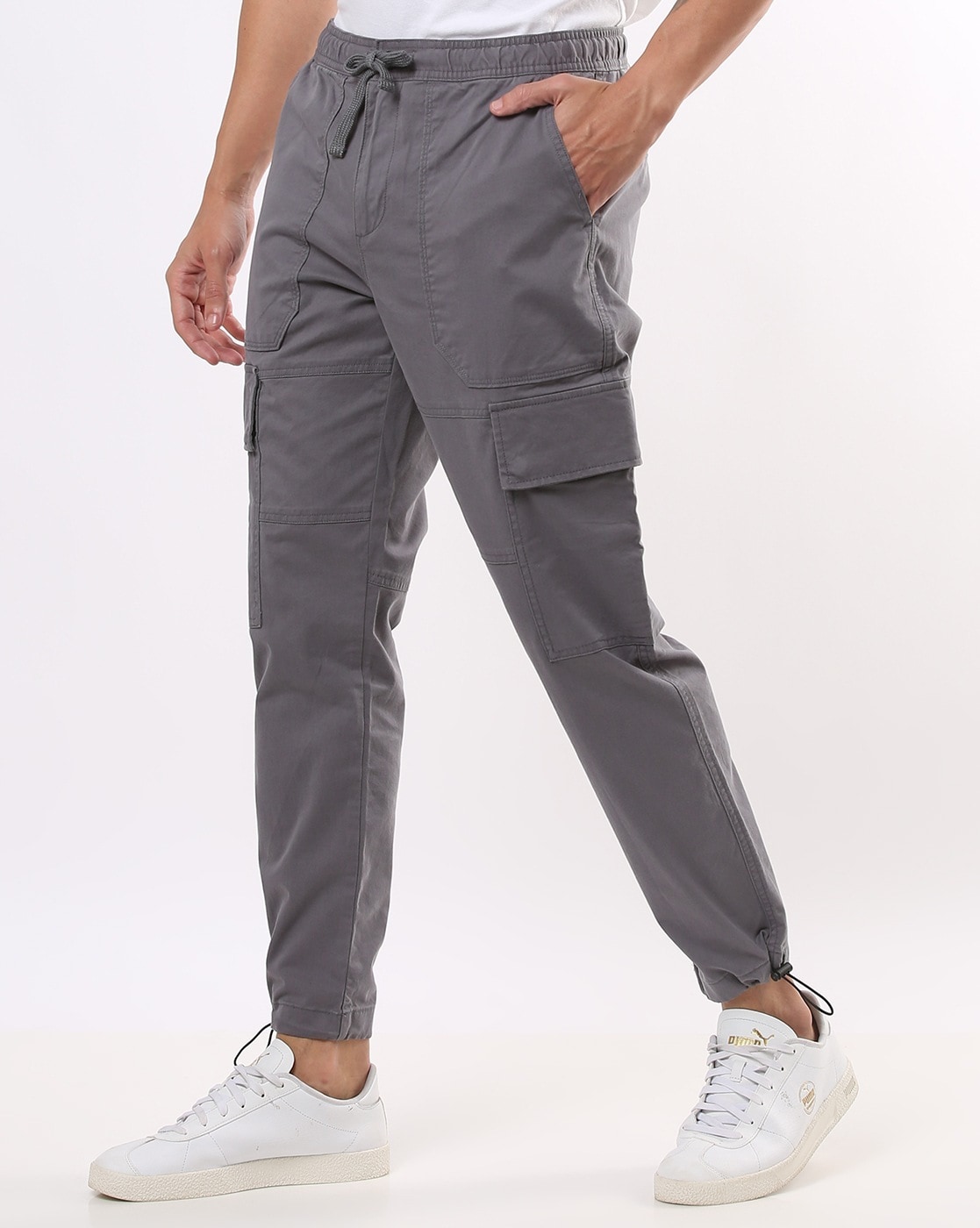 Buy Black Trousers & Pants for Men by ECKO UNLTD Online | Ajio.com