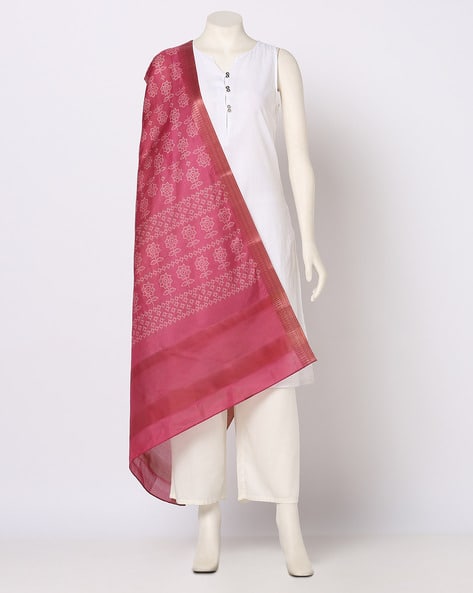 Buy Pink Dupattas for Women by Svrnaa by AZORTE Online