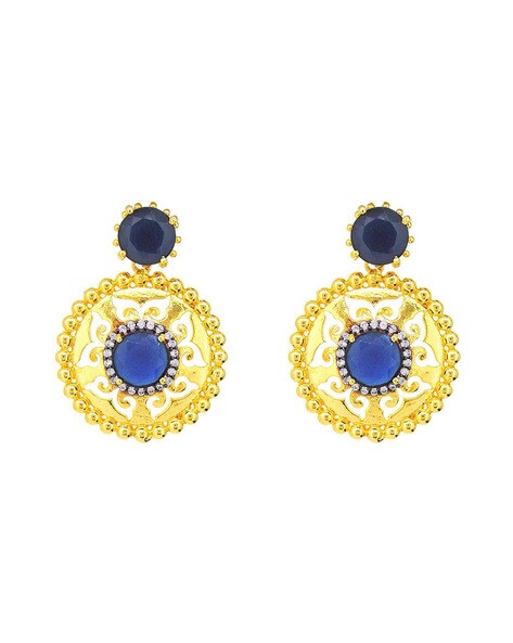 Stylish Brass Bead Earring #53138 | Buy Terracotta Jewelry Online