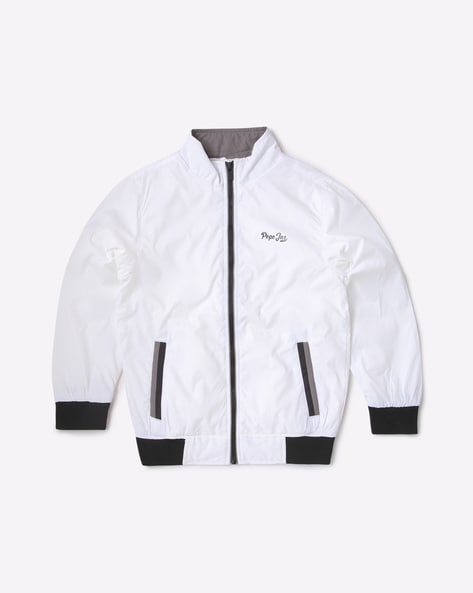 Buy Pepe Jeans White Regular Fit Quilted Jacket for Men's Online @ Tata CLiQ