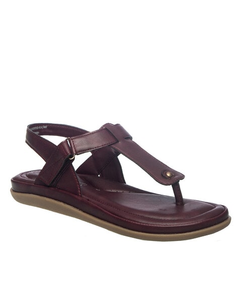 Womens slip-on Sandals Size 8 braided Urrax Strappy Flat Maroon Shoes | eBay