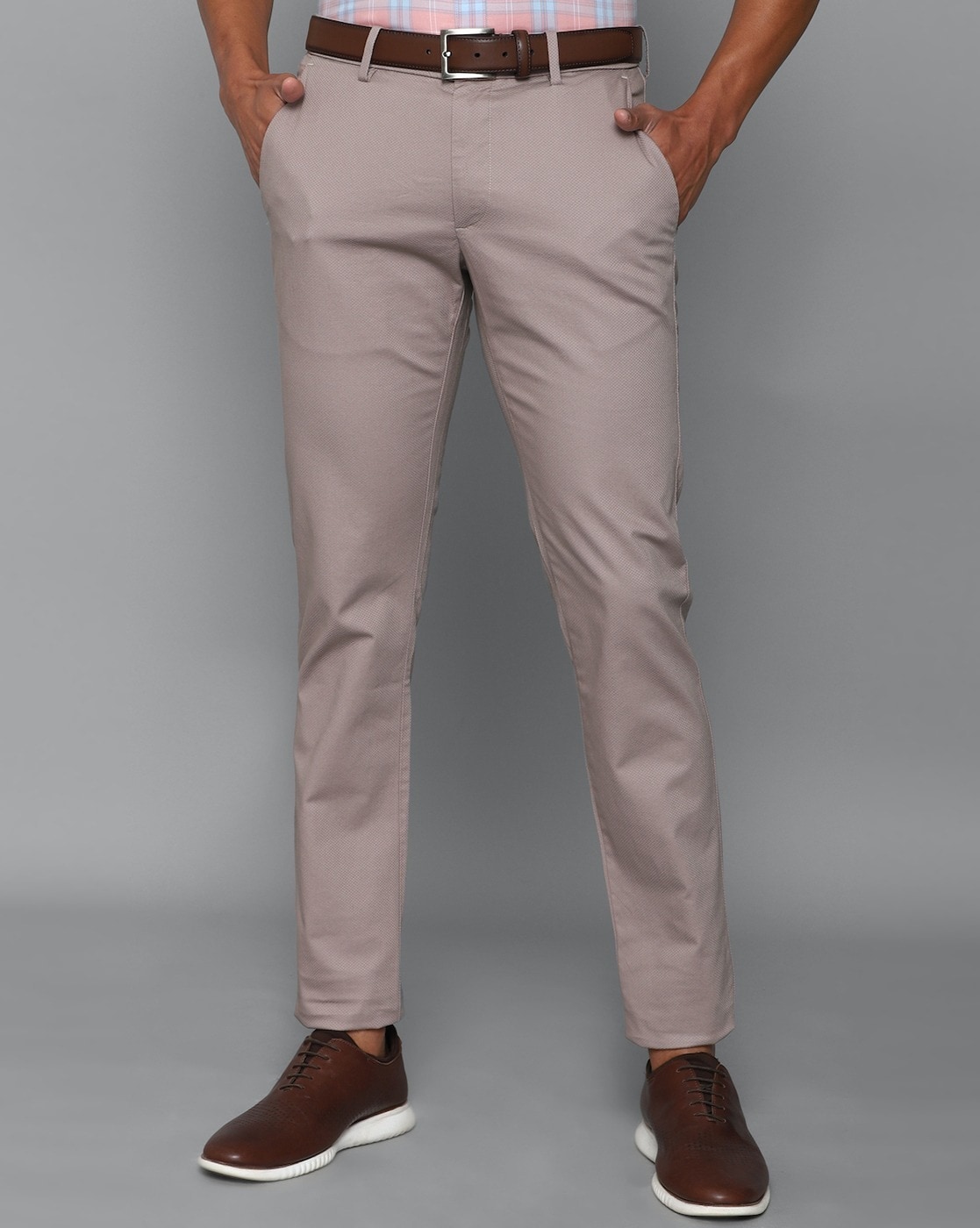 Buy Van Heusen Grey Trousers Online  732985  Van Heusen