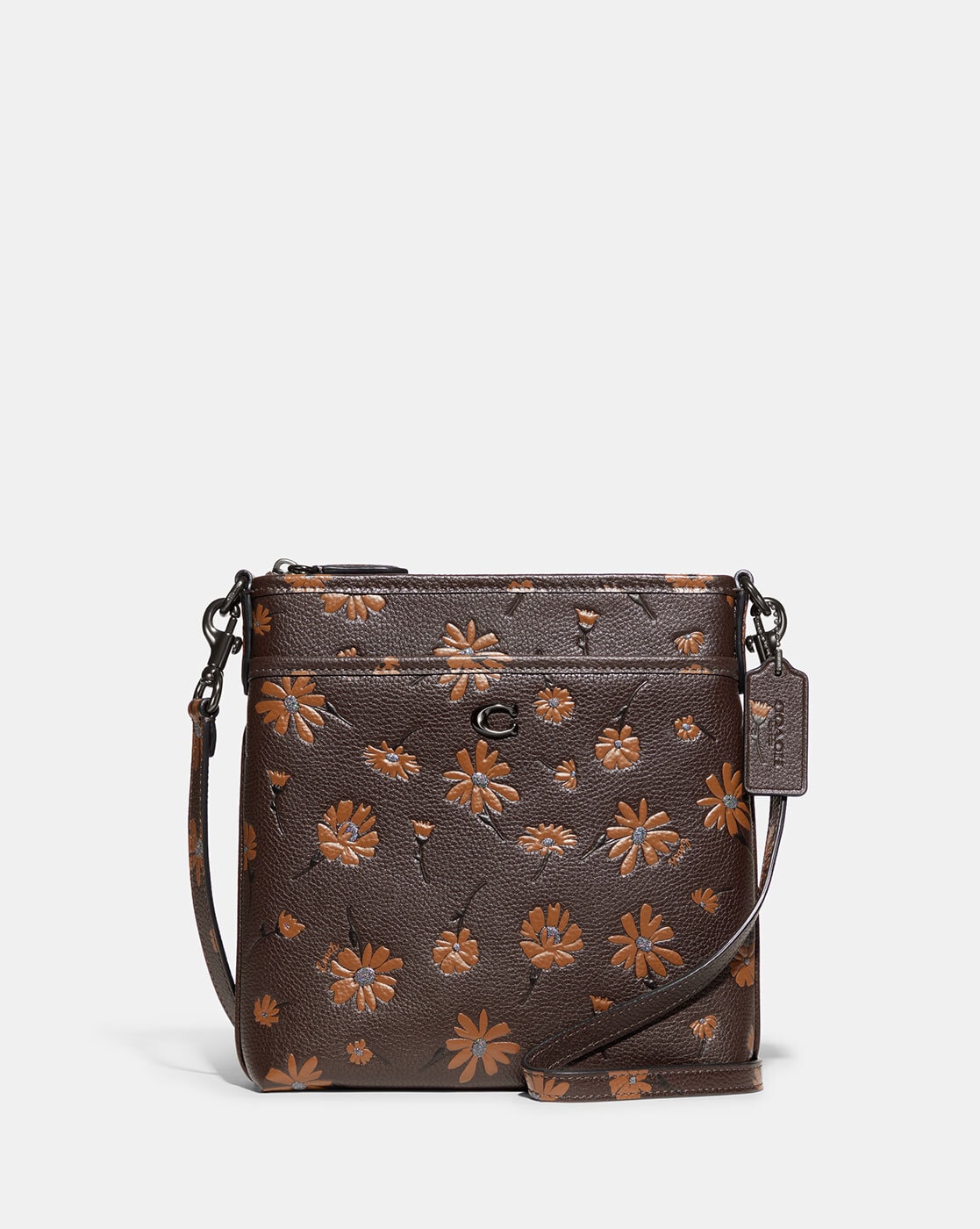 Kitt messenger crossbody with rose print sale