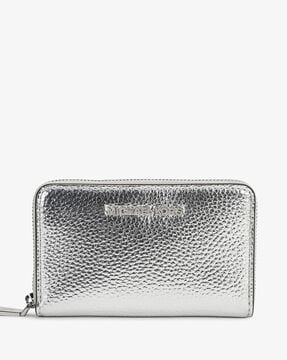 Michael Kors Jet Set Item Zip Around Bifold Wallet Black 