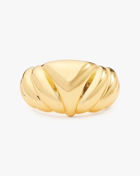 Twisted Gold Knot Ring | Ecksand