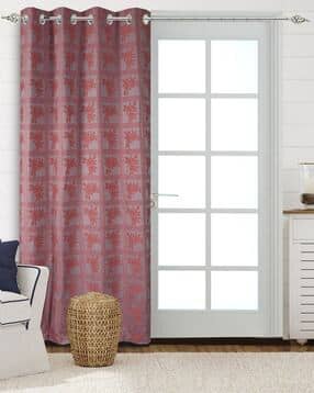 saral home Pack of 2 Graphic Print Curtains-picture-43