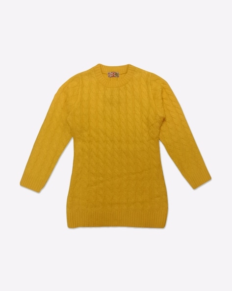 Gold hot sale girls sweater