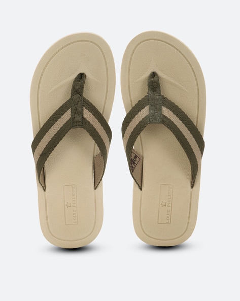 Louis Vuitton Women's Beige Thong Flip Flop Sandals