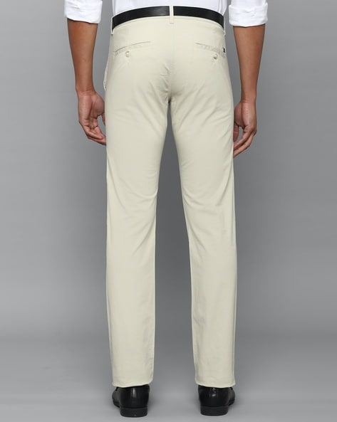 Buy Cream Trousers & Pants for Men by ALLEN SOLLY Online