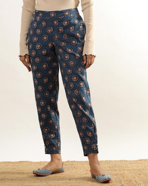 Women Floral Print Pants Price in India