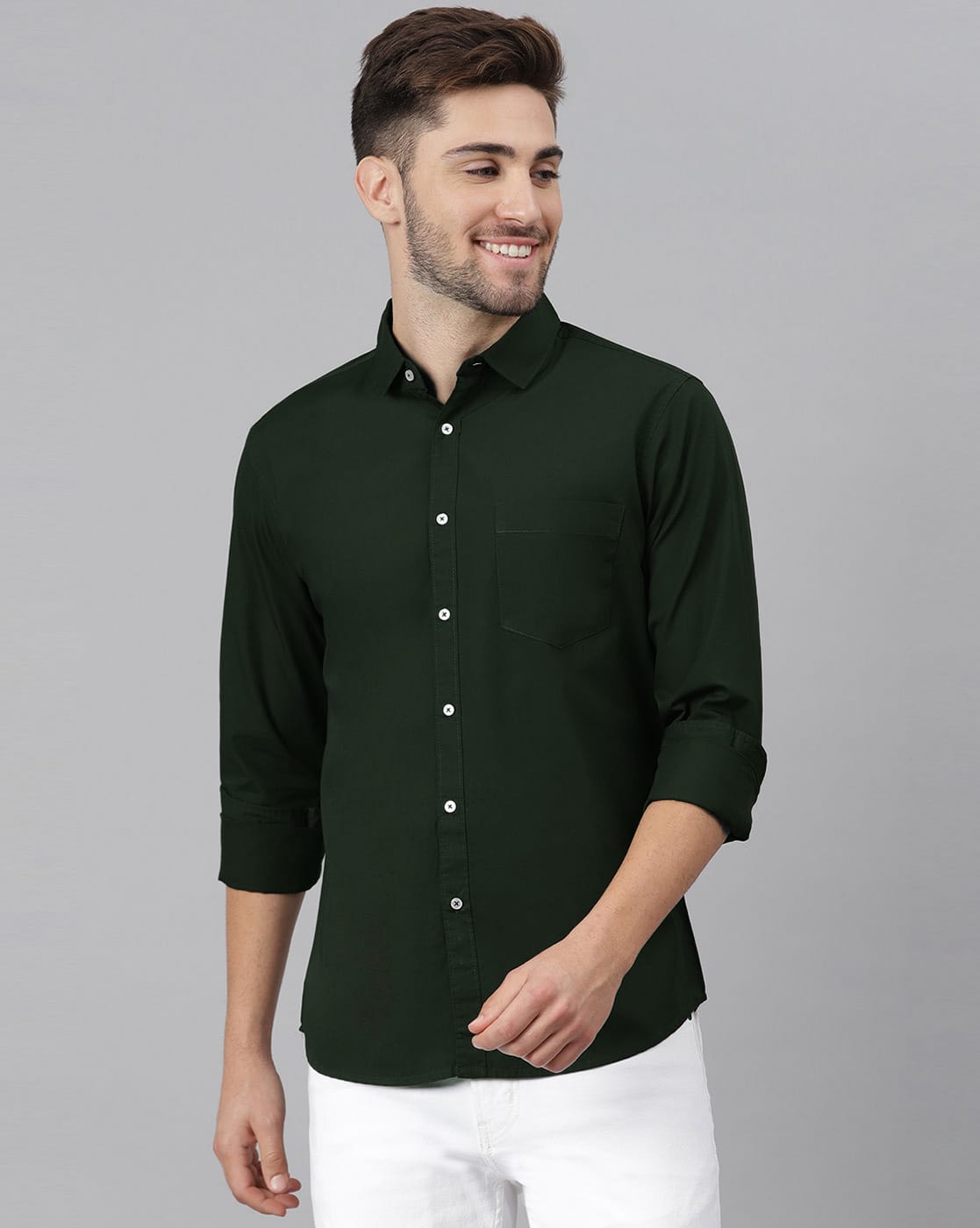 green shirt