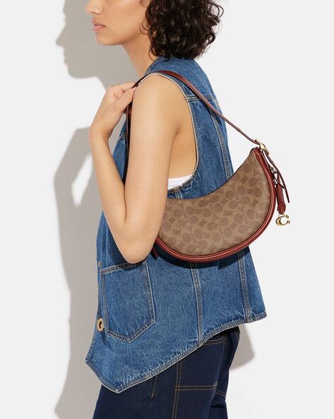 COACH®  Lane Shoulder Bag In Signature Canvas