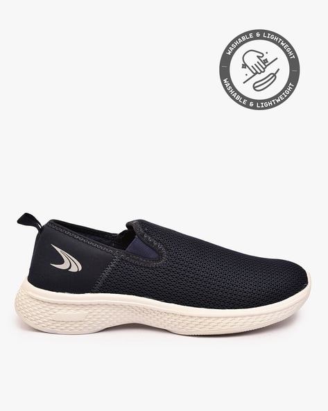 Textured Slip-On Walking Shoes