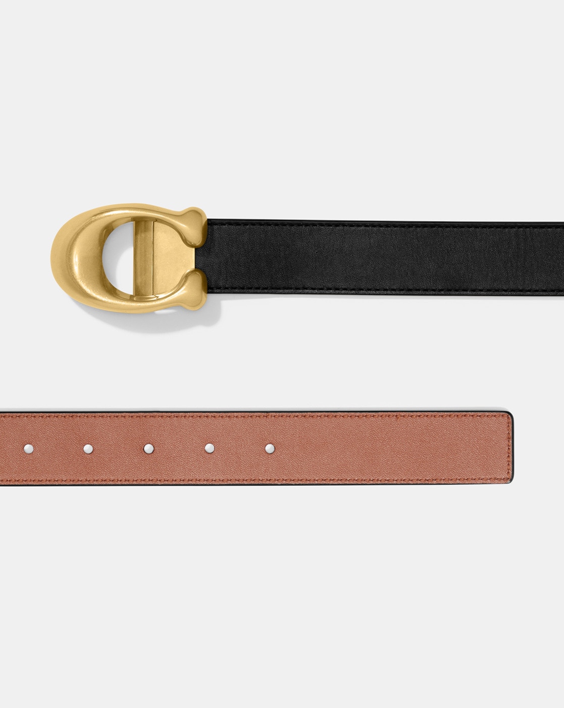 Sculptured C Buckle Cut To Size Reversible Belt 3MM