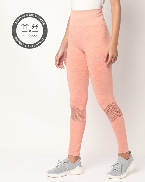 Buy Peach Leggings for Women by PERFORMAX Online