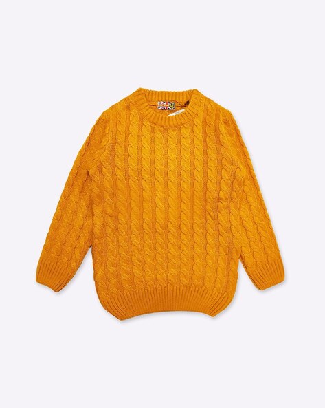 Mustard wool outlet sweater