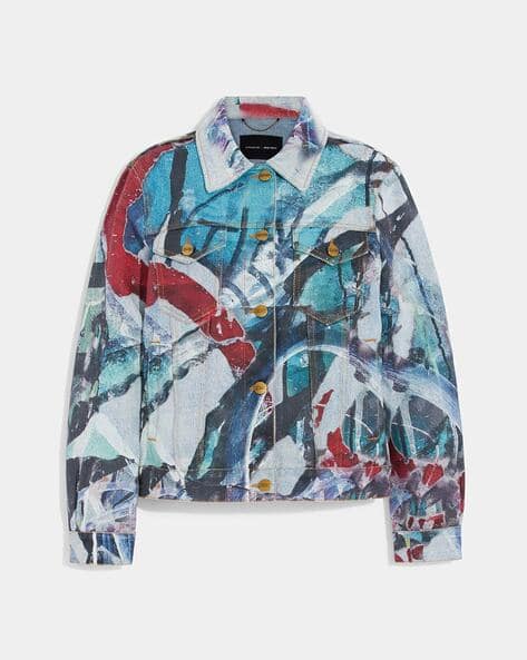 Buy Coach X Mint + Serf Colorblock Slim Fit Jacket | Multicoloured 