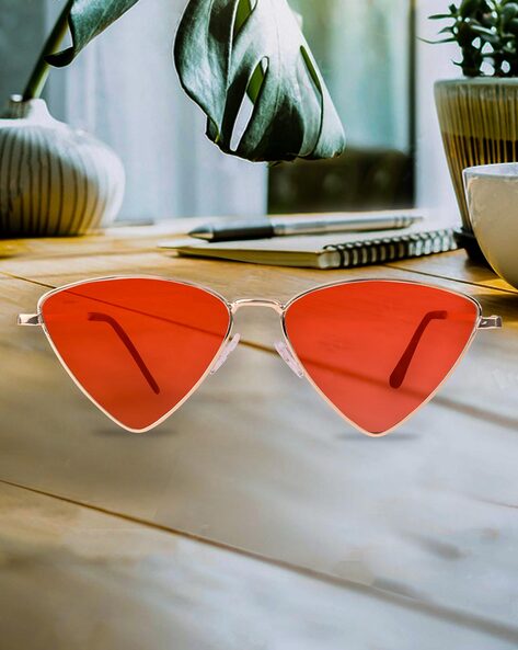 Alf Red Tinted Square Sunglasses S21A3810 @ ₹999