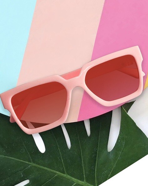 Pink Hexagon Sunglass | Buy Women Sunglass Online | UV Sunglass - YourSpex