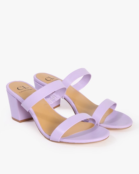 Public Desire Midnight Lavender Satin Wrap Around Bow Pointed Toe Court  Heels | Lyst