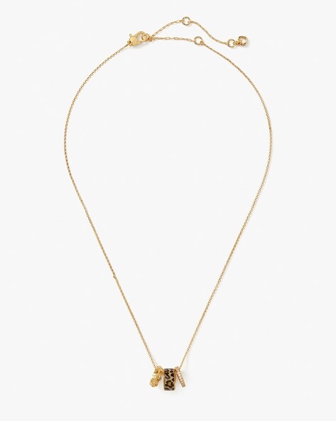 Buy KATE SPADE Heritage Spade Flower Stacked Mini Pendant | Dot party Color  Women | AJIO LUXE
