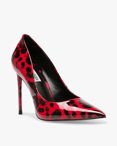 Dune red leopard print 2024 shoes