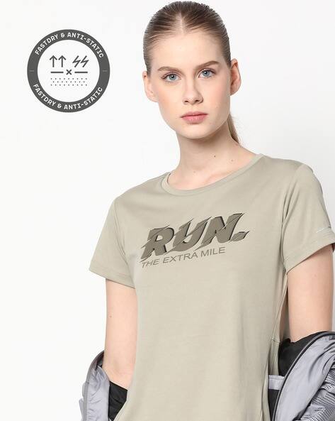 PERFORMAX Typographic Print Round-Neck T-Shirt