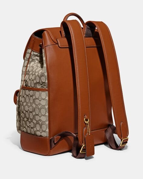 coach dempsey backpack Black Smoke Signature Jacquard Canvas Logo Patch Backpack, Sv/smoked black multicolor black, Dempsey Fashion NWT Coach Dempsey backpack!